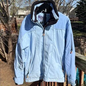 Vintage CB Sport Light Blue Ski Jacket